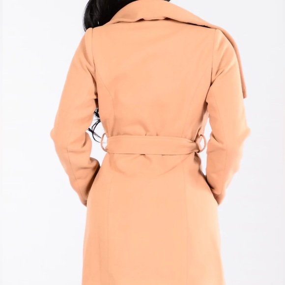 SOLD — Caramel Trench Coat - Picture 5 of 6